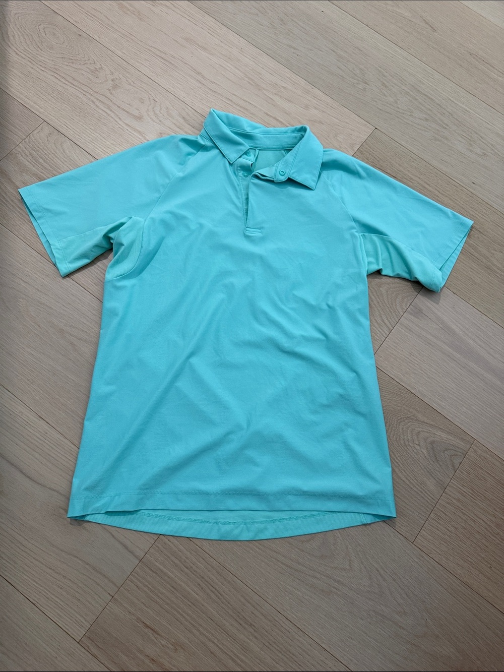 lululemon athletica Men's Polo Shirt - Aqua Teal